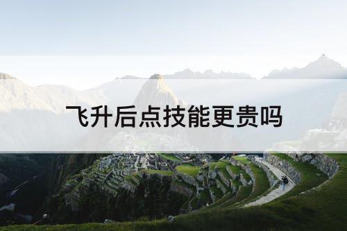 飞升后点技能更贵吗