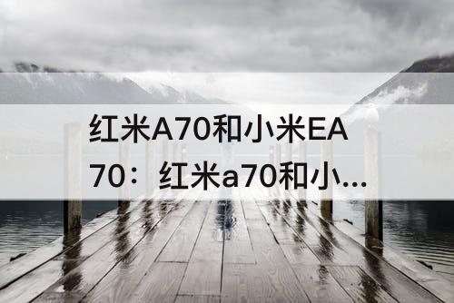 红米A70和小米EA70：红米a70和小米ea70的区别