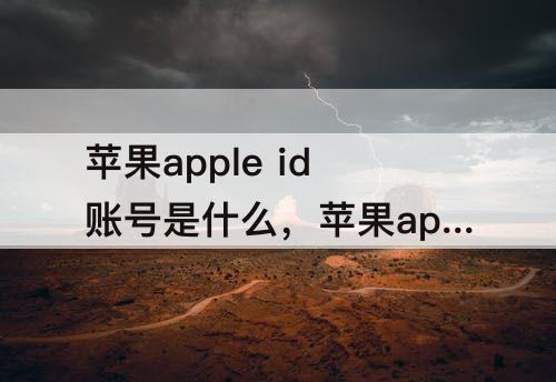 苹果apple id账号是什么，苹果apple id账号是什么样子的