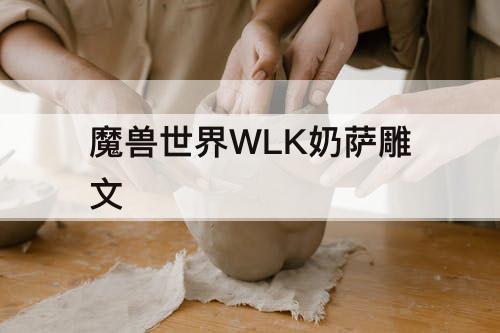 魔兽世界WLK奶萨雕文