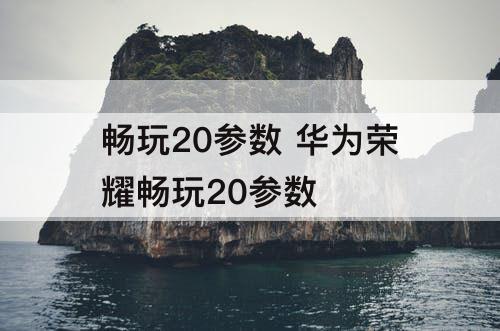 畅玩20参数 华为荣耀畅玩20参数