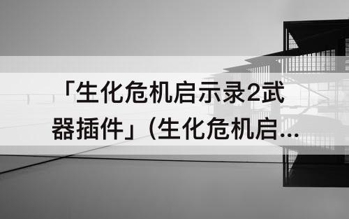 「生化危机启示录2武器插件」(生化危机启示录2武器插件搭配)