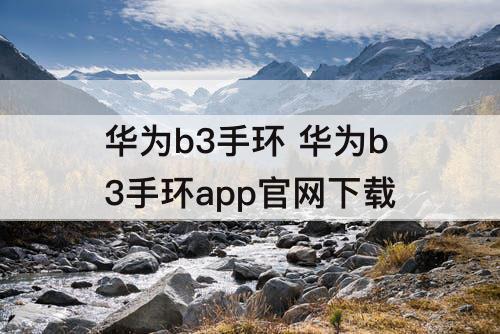 华为b3手环 华为b3手环app官网下载