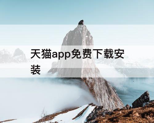 天猫app免费下载安装