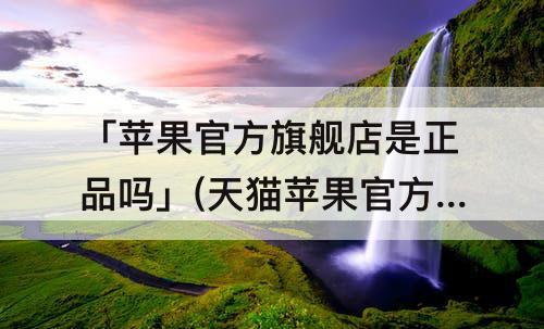 「苹果官方旗舰店是正品吗」(天猫苹果官方旗舰店是正品吗)