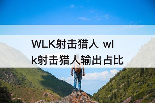 WLK射击猎人 wlk射击猎人输出占比