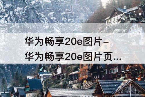 华为畅享20e图片-华为畅享20e图片页面