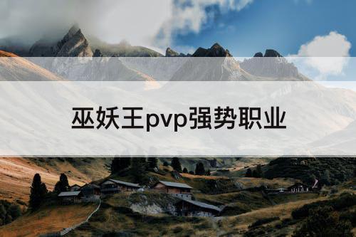 巫妖王pvp强势职业